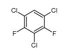 2,4-difluoro-1,3,5-trichlorobenzene Structure