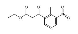 ethyl 3-(2-methyl-3-nitrophenyl)-3-oxopropionate Structure