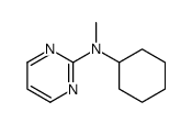 N-cyclohexyl-N-methylpyrimidin-2-amine结构式