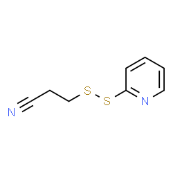 Propanenitrile, 3-(2-pyridinyldithio)- (9CI) Structure
