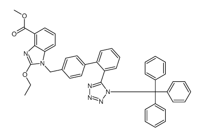 三苯甲基坎地沙坦甲酯结构式