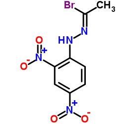 N-(2,4-Dinitrophenyl)ethanehydrazonoyl bromide structure
