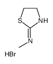 N-methyl-4,5-dihydro-1,3-thiazol-2-amine,hydrobromide Structure