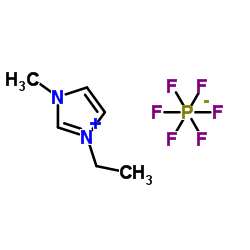 1-乙基-3-甲基咪唑六氟磷酸盐结构式