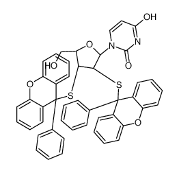 2’,3’-Di(9-phenylxanthen-9-yl)dithiouridine Structure