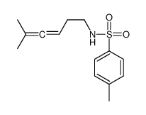 4-methyl-N-(5-methylhexa-3,4-dienyl)benzenesulfonamide结构式
