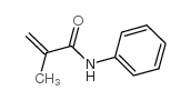 2-Propenamide,2-methyl-N-phenyl- Structure