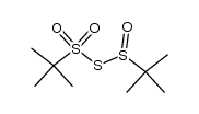 tert-butylsulfinyl tert-butylsulfonyl thioanhydride结构式