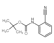 2-氰基苯基氨基甲酸叔丁酯结构式