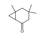 1,3,3-Trimethyl-bicyclo[4.1.0]heptanon-(5)结构式