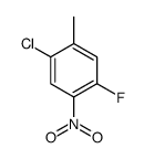 1-氯-4-氟-2-甲基-5-硝基苯结构式