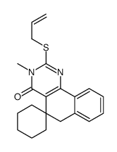3-methyl-2-prop-2-enylsulfanylspiro[6H-benzo[h]quinazoline-5,1'-cyclohexane]-4-one Structure