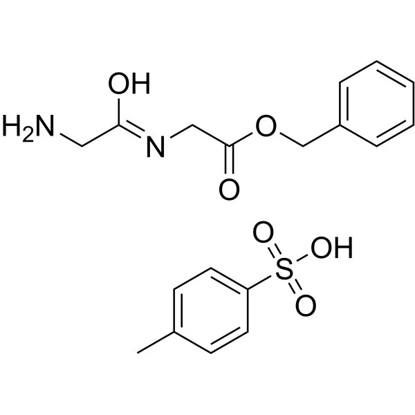甘氨酰甘氨酸苄酯对甲苯磺酸盐结构式