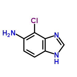 (9ci)-4-氯-1H-苯并咪唑-5-胺结构式
