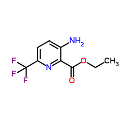 Ethyl 3-amino-6-(trifluoromethyl)pyridine-2-carboxylate结构式