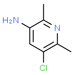 5-氯-2,6-二甲基吡啶-3-胺结构式