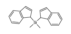 二甲基双(茚基)硅烷结构式