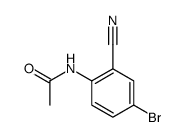 2-acetylamino-5-bromo-benzonitrile Structure