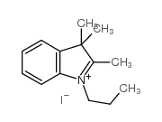 2,3,3-三甲基-1-丙基-3H-吲哚碘结构式