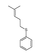 4-methylpent-3-enylsulfanylbenzene结构式