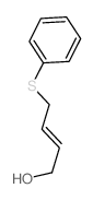 2-Buten-1-ol,4-(phenylthio)-结构式