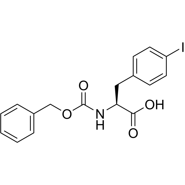 Cbz-L-4-碘苯丙氨酸结构式