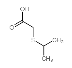 (异丙基硫代)乙酸结构式