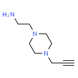 Piperazine, 1-(2-aminoethyl)-4-(2-propynyl)- (8CI) Structure