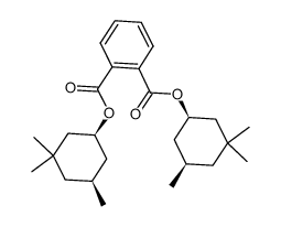 邻苯二甲酸双(顺-3,3,5-三甲基环己基)酯结构式