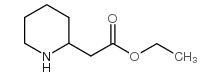 2-(哌啶-2-基)乙酸乙酯结构式
