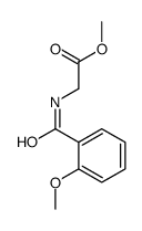 N-(2-Methoxybenzoyl)glycine methyl ester结构式