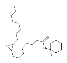 methylcyclohexyl 3-octyloxiran-2-octanoate Structure