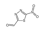1,3,4-Thiadiazole-2-carboxaldehyde, 5-nitro- (8CI,9CI)结构式