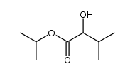 isopropyl 2-hydroxy-3-methylbutanoate结构式