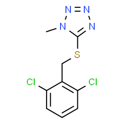 5-((2,6-Dichlorobenzyl)thio)-1-methyl-1H-tetrazole Structure