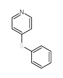 Pyridine,4-(phenylthio)- Structure