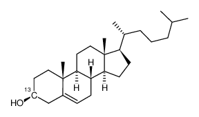 胆固醇-3-13C结构式