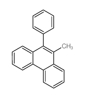 Phenanthrene,9-methyl-10-phenyl- Structure