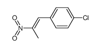 1-(4-CHLOROPHENYL)-2-NITROPROPENE结构式