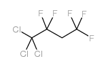 1,1,1-trichloro-2,2,4,4,4-pentafluorobutane结构式