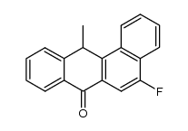 5-fluoro-12-methyl-12H-benz[a]anthracen-7-one Structure