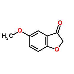 5-甲氧基-3-苯并呋喃酮结构式