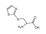 S-(2-噻唑基)-L-半胱氨酸结构式