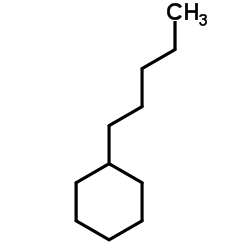 n-Amylcyclohexane structure