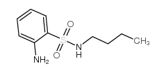 2-氨基-N-丁基苯磺酰胺结构式