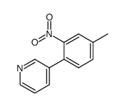3-(4-methyl-2-nitro-phenyl)-pyridine结构式