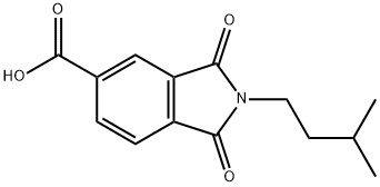 2-isopentyl-1,3-dioxoisoindoline-5-carboxylic acid Structure