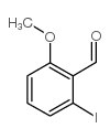 2-Iodo-6-methoxybenzaldehyde Structure