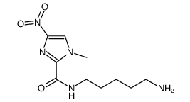 N-(5-aminopentyl)-1-methyl-4-nitroimidazole-2-carboxamide Structure