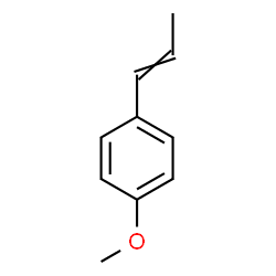 p-propenylanisole Structure